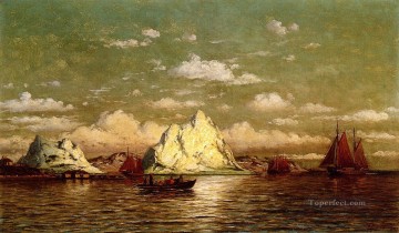 ウィリアム・ブラッドフォード Painting - 北極港 ウィリアム・ブラッドフォード